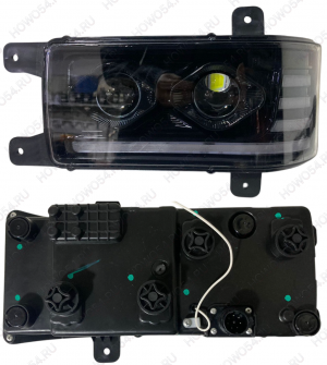 Фара KAMAZ 3 LED L HUAFUXING 541575 HFX/QD-2022-15L