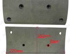 Накладка тормозная задняя (8 отверстий BENZ/MAN) Креатек CK6141 659 423 3610