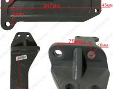 Кронштейн подушки двигателя HOWO ХОВО 549759 WG9725590459/1