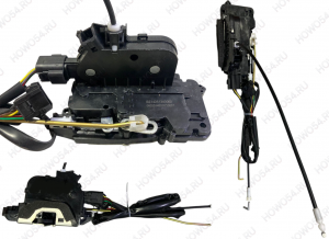 Замок двери левой электрический с тросиком Shacman X5000 543465 DZ14251340065