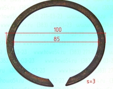 Кольцо стопорное подшипника шестерни повышенной передачи делителя RT11509