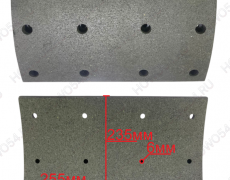 Накладка тормозная задняя (16 отверстий SCANIA) Креатек CK6128 1535250