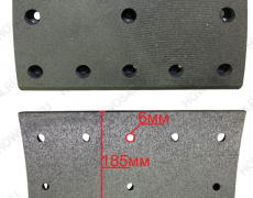 Накладка тормозная задняя (14 отверстий VOLVO) Креатек CK6117 3095180