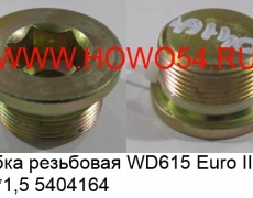 Пробка резьбовая WD615 Euro II M30*1,5 (5404164) 90003962050