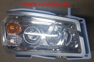 Фара передняя правая в сборе линза 2007 HOWO 5403010 WG9719720002