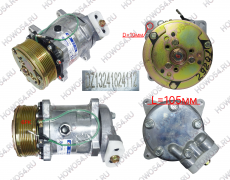 Компрессор кондиционера (3 уха) WP12 6PK SHACMAN SHAANXI X3000 ШАКМАН ШАНКСИ Х3000 29291 DZ13241824112
