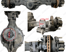 Мост задний в сборе I=2,846 Shacman X6000 540265 SHR-13/HDZ13P631600098 DZ9X189390265