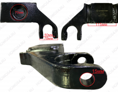 Кронштейн передней рессоры правый SITRAK C7H Креатек CK3880 WG9925522138