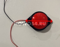 Фонарь габаритный красный ZK-999 круглый ZK-056 ZK-999 RED